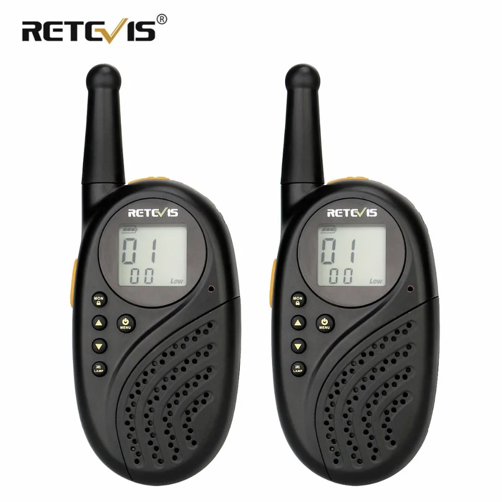 

2pcs Black RETEVIS RT35 PMR Radio Walkie Talkie PMR446 License-free Two Way Radio Transceiver Walkie-Talkie Interphone Intercom