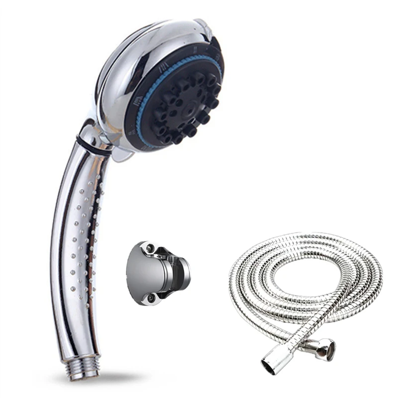 HOT PVIVLIS Shower Set Multifunction Bath Shower Head Round Handheld Water Saving Shower Head