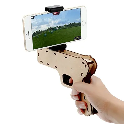 

AR Game Gun 3D Puzzle Augmented Reality Console Bluetooth Remote Control Video Game Mobile Gaming System wireless Controller