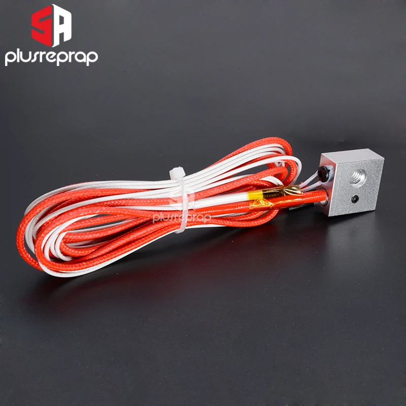MK8 البثق V5 J-رئيس Hotend التدفئة الألومنيوم كتلة 20x20x10 مللي متر مع الثرمستور سخان من السيراميك 12 V 24 V 40 W ل 3D طابعة جزء MK8 البثق V5 J-رئيس Hotend التدفئة الألومنيوم كتلة 20x20x10 مللي متر مع الثرمستور سخان من السيراميك 12 V 24 V 40 W ل 3D طابعة جزء