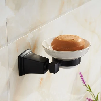

2016 New Product, Bathroom Accessories Black Finish Soap Basket/ceramic soap dish/Soap Holder / stainless steel soap container