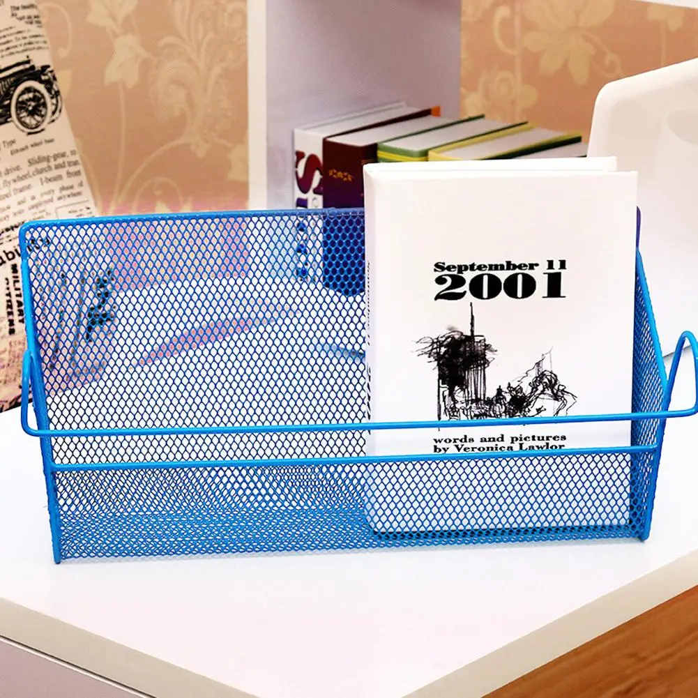

AIHOME Bed Shelf Storage Bins Baskets Student Dormitory Living Room Iron Storage bed Mesh Shelf Cosmetic hanging storage basket