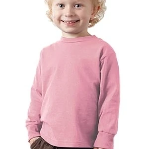 Rabbit Skins 3311 Toddler Long Sleeve T-Shirt - Pink Size 4T (1)