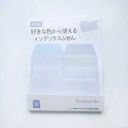 60 листов/упаковка градиентные Стикеры для заметок креативные самоклеящиеся N Times индексы блокнот этикетка наклейка канцелярские товары - Цвет: Gradient-Gray