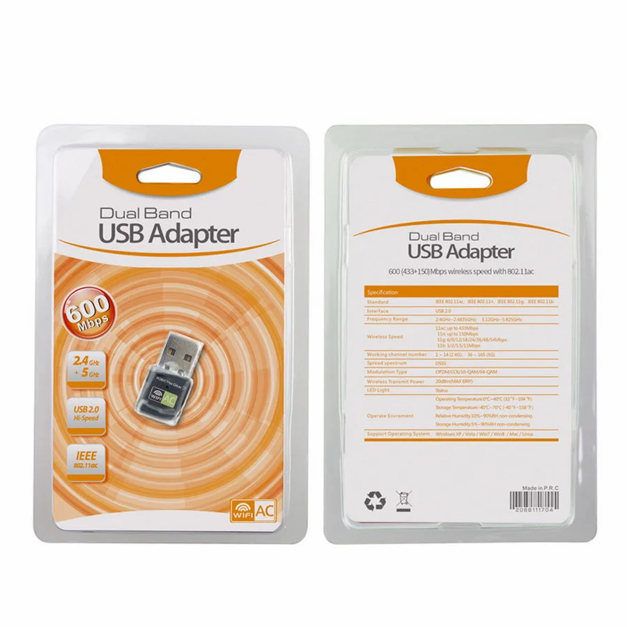 Free Driver Wireless USB Wifi Adapter 600Mbps (1)