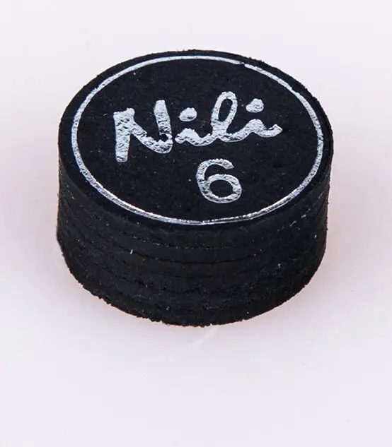 50pcs per lot 6layers black NILI billiard tips freeshipping