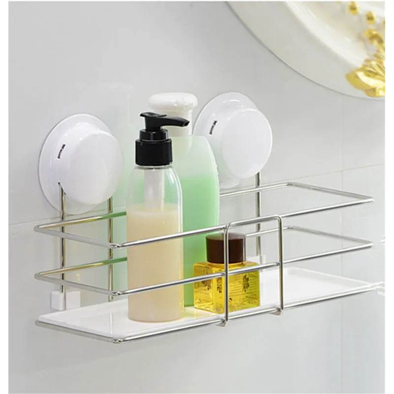 Buy Suction Bathroom Shelf New Unique Plastic and