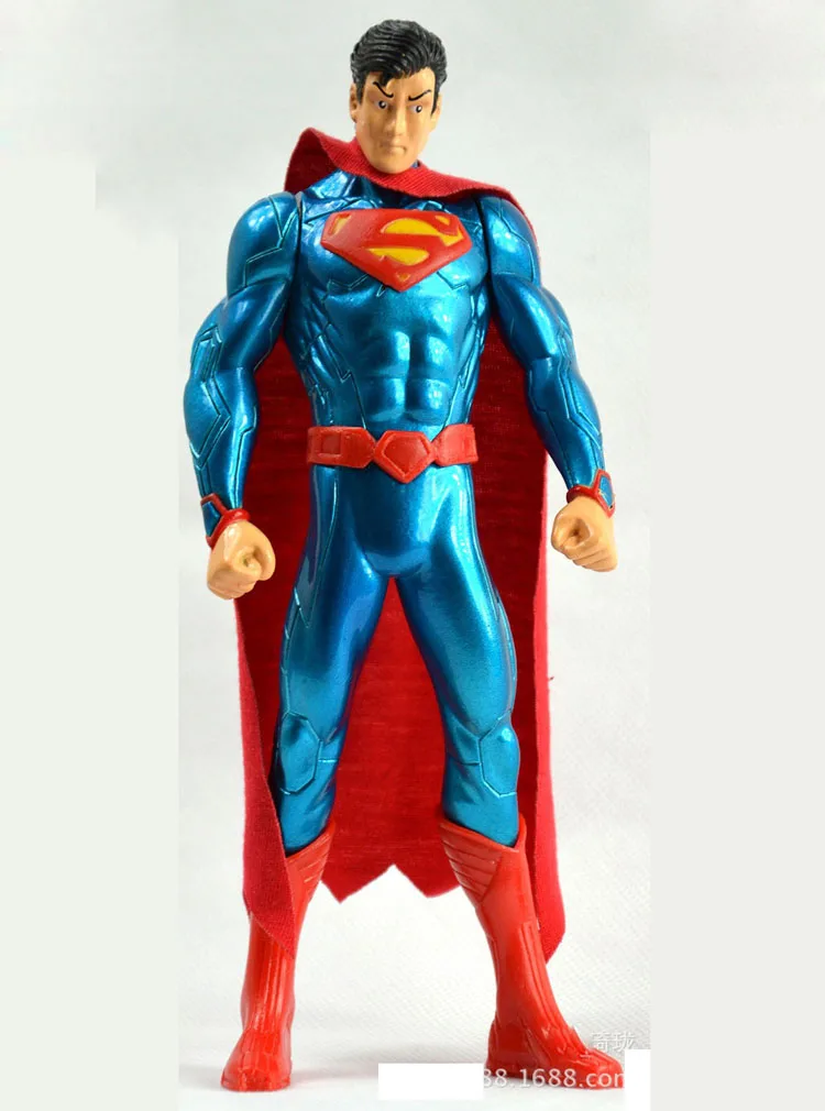 DC Новая Лига Справедливости JLA супергерой флэш Барри Аллен ПВХ Аниме Фигурка Супермена Модель Коллекция игрушек подарок - Цвет: Superman