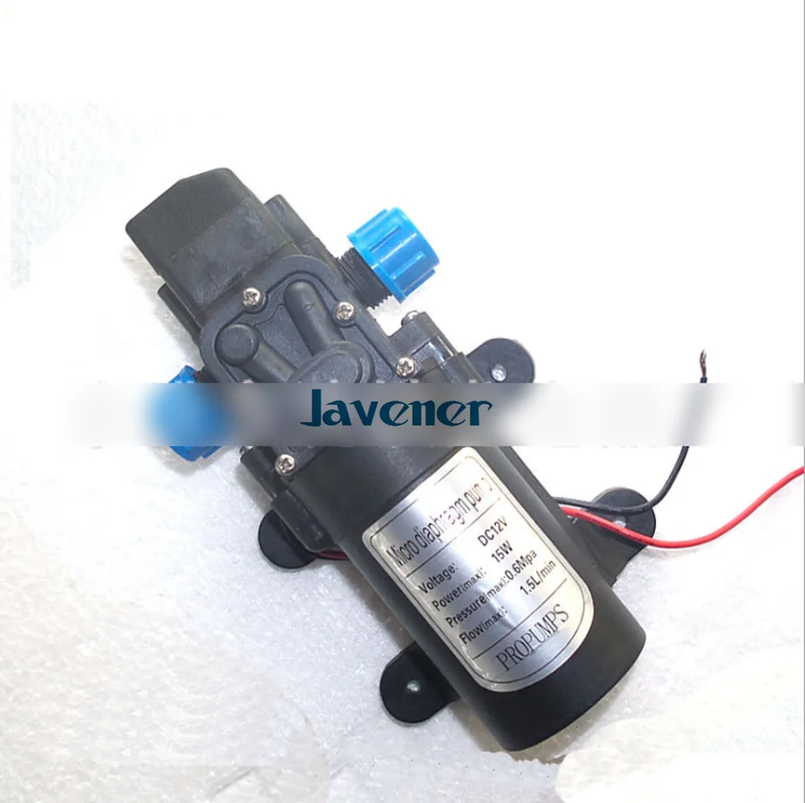 

DC 12V 15W Micro Diaphragm Water Pump Self-priming Booster Pump Automatic Switch 90L/H Y14