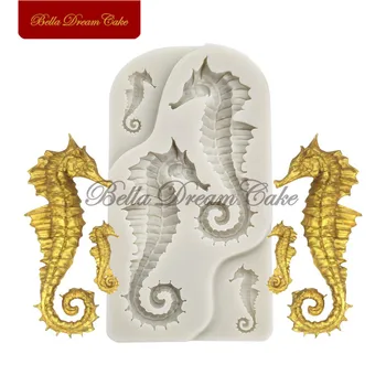 

Seahorse Silicone Mold Fondant Animal Cake Mould Cake Decorating Tool Sugarcraft Chocolate Mould Kitchen Accessories Bakeware