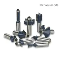 לעיבוד עץ נתב גַיֶצֶת סגסוגת גבוהה כיתה Shank 6.35mm 80Pcs / סט Bit Set 1/4" כלי חיתוך חריטה לעיבוד עץ Shank (3)