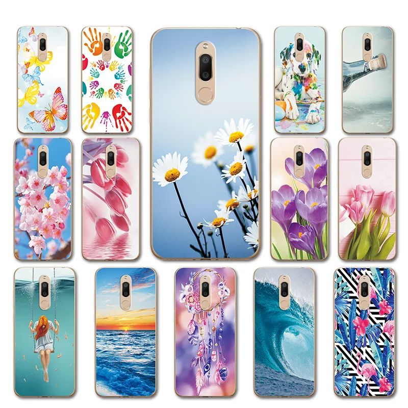 

Fitted Case For Meizu M6T M6 T Love Heart Silicone Phone Bags For Meizu M 6T Painted Back Cover Cases For Meizu M 6T M811H 5.7"