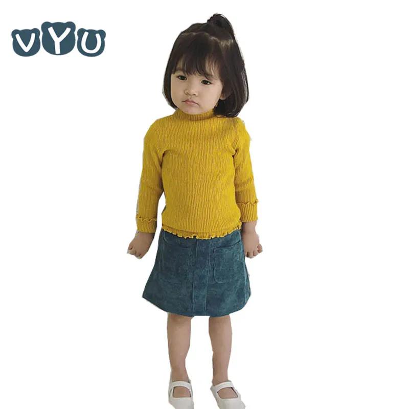 

2018 Autumn Winter Kids Girls Skirt Candy Color Corduroy Cute Girls Mini Skirt With Pocket Casual Children Clothes