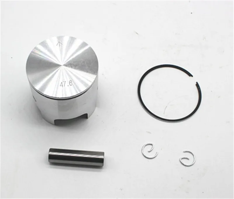 

47.6MM Piston Kits with pin for Yamaha JOG 50 jog50 motorcyle cylinder JOG DIA=47.6MM, Minarelli cylinder Dia=47.6MM pin=10mm