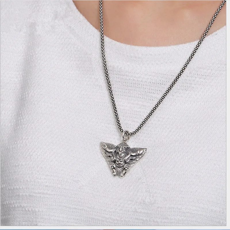 Ceny Brzydkie prawdziwe 925 srebro naszyjniki bez wisiorek Unisex Fine Jewelry 2MM 3MM grube Leopard Bone łańcuchy Collier Bijoux