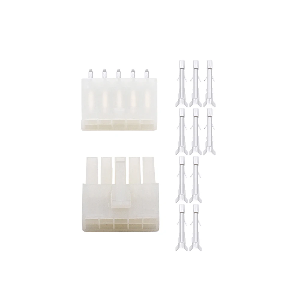 

20 sets 10 Pin/way 4.2mm Straight needle 5557&5569 wire terminals electrical connector plug for PCB/CPU/car/motorcycle