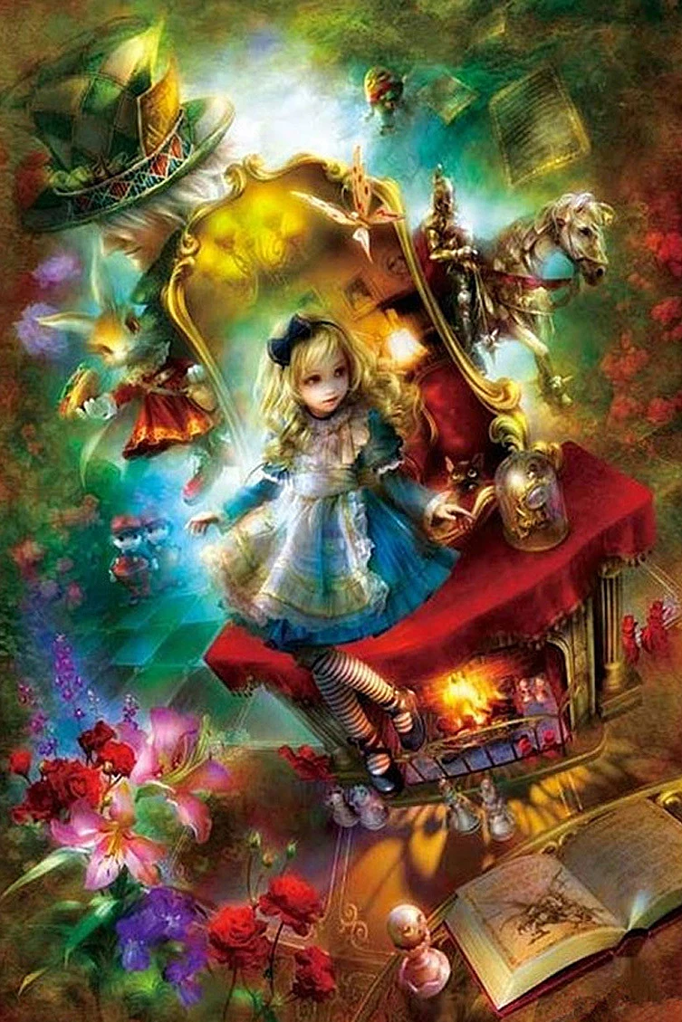 Зима магия. Рыжая девушка с бабочками. Воображение детей. Добавить волшебства. Просто добавь волшебства.