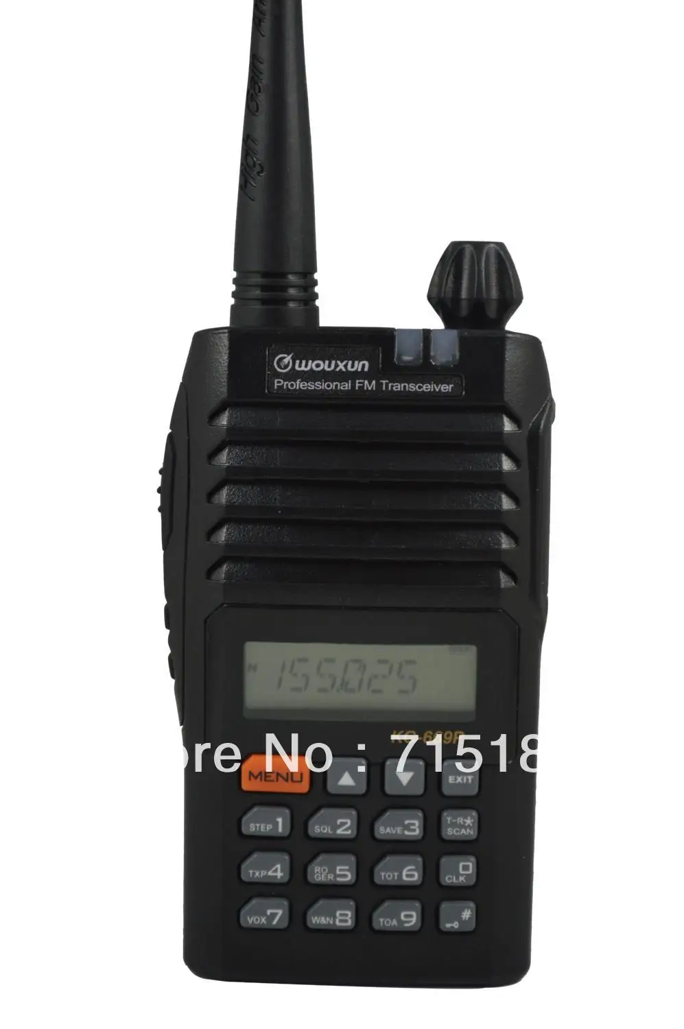 

VHF 136-174MHz 128 CH 5W WOUXUN KG-669P Portable FM Two-way Radio