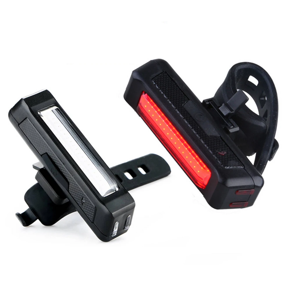 COB LED Road/Mountain Bike Lights Outdoor Bicycle Lights USB Charger 6