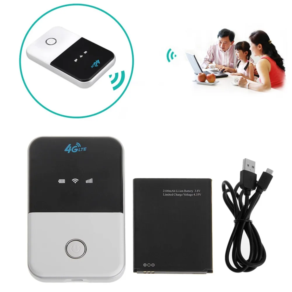 

Wireless Wifi Router 3G 4G Lte Hotspot Car Wifi Router Sim Card Slot MF803