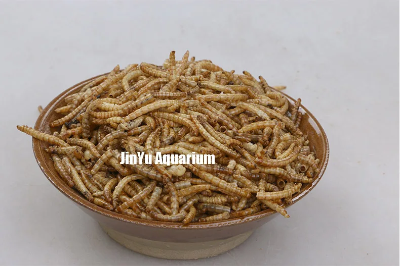 Черепаха Рыба еда mealworm сухой cichild цветочный Рог arowana еда аквариумная кормушка для рыб поплавок на воде