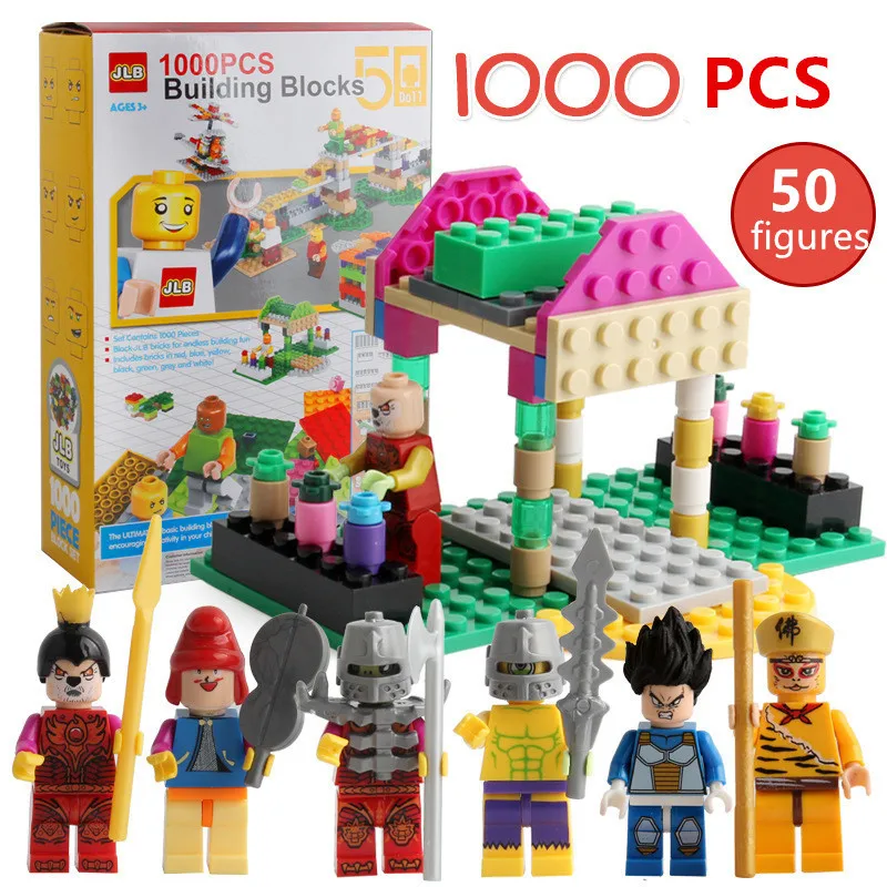 NEW 1000 Pieces LegoING Building Blocks Sets City DIY Creative Bricks