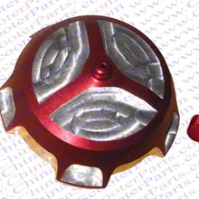 CNC Алюминий сплава Газа Топливные баки для мотоциклов Кепки крышка Грязь велосипед ямы ATV Запчасти красный