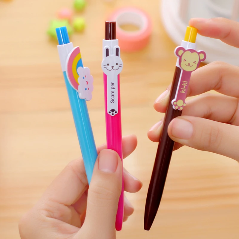 Милая Шариковая ручка с радугой из мультфильма Корейская креативная