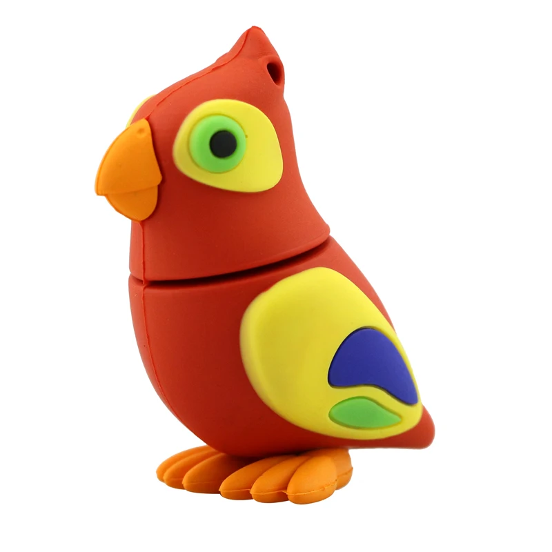 USB флеш накопитель в виде попугая 256 ГБ 4 8 16 32 64 128 ГБ|64gb pen drive|usb flash drive 4gbflash |