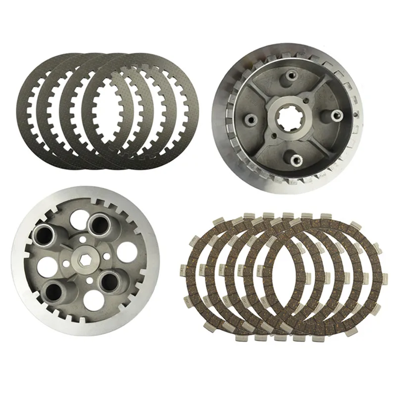 Motorcycle Clutch Drum Basket Hub and Pressure Plates Assy For YAMAHA