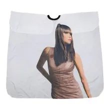 Водонепроницаемая ткань для стрижки волос, Парикмахерская накидка, парикмахерская, инструменты для волос, узор для девочек, 1 шт