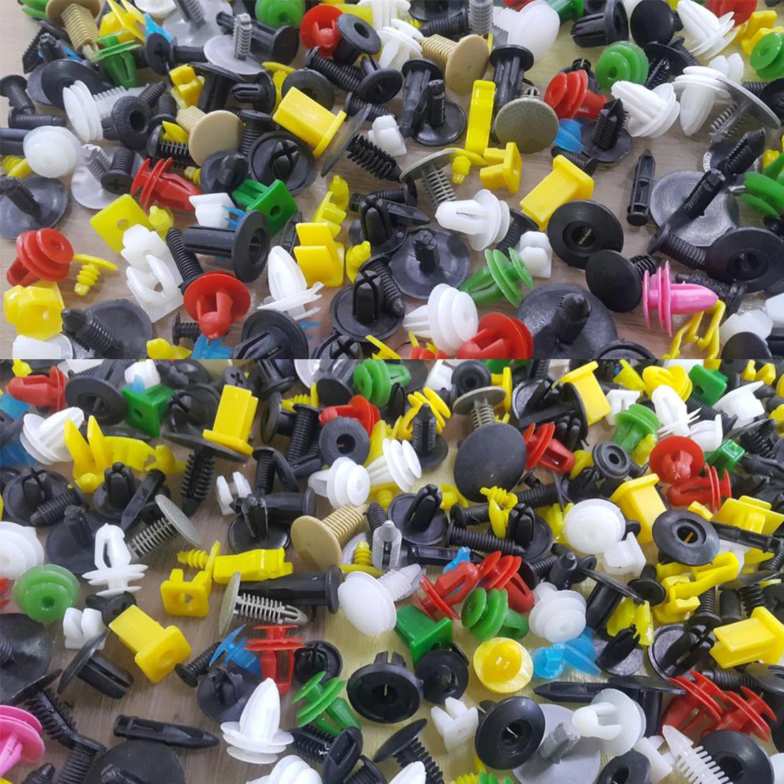 

Dewtreetali 500pcs 1000PCS Car Mixed Universal Door Trim Panel Fasteners Bumper Retainer Push Engine Fender Fastener Clip