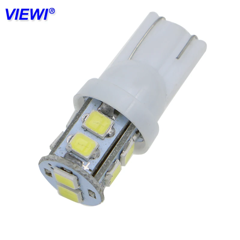Viewi 10X T10 w5w 194 186 led auto bulb External lights 12v for car Side Marker Interior Lamp
