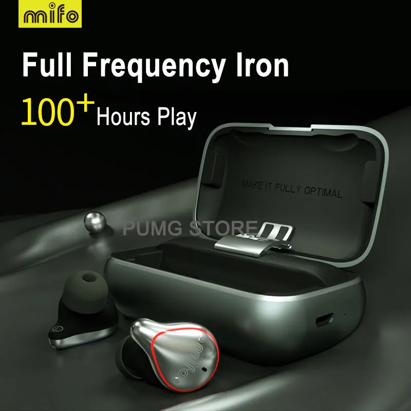 Mifo O5 Bluetooth TWS беспроводные наушники IPX7 спортивные стерео звук handfree с зарядной