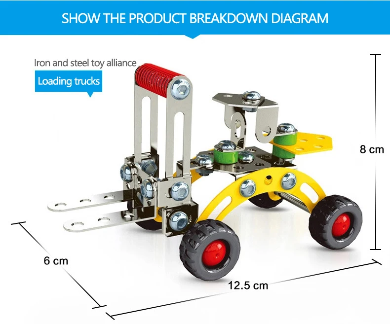 6 Diecast Model Toys