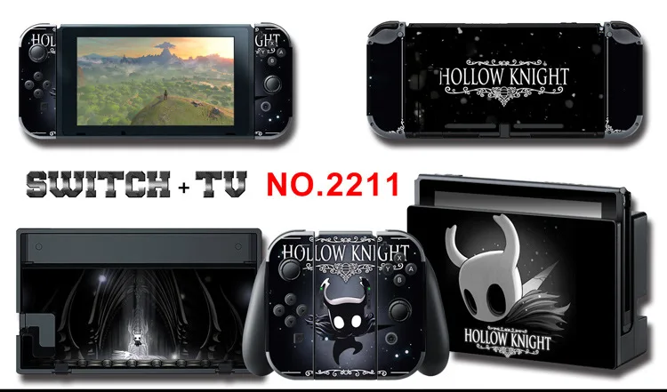 Для nintendo Switch Pain sticker консоль Dock Joy Con полное покрытие цветной бумажной кожи Закаленное стекло протектор экрана от 2000-2305