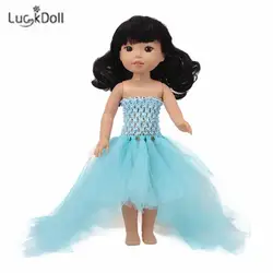 Luckdoll ручной работы высокое качество Летняя мода новая юбка подходит для 14,5 дюймов кукла аксессуары для игрушечной куклы