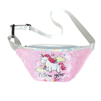 Sequins Unicorn Waist Bag