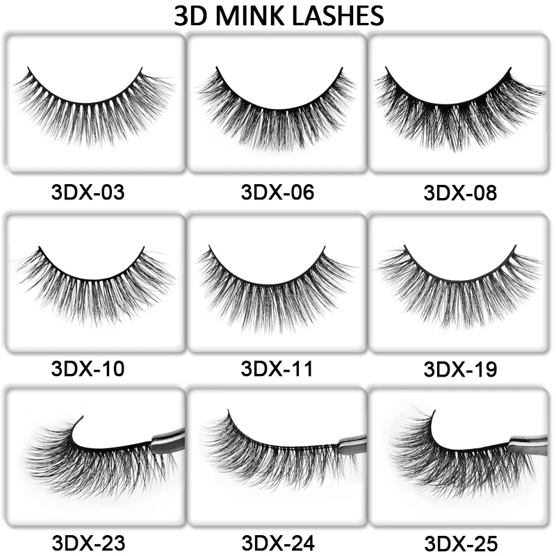 

SHIDISHANGPIN hand made 3d mink lashes 3d mink makeup false eyelash natural long faux cils false eyelashes fluffy eyelashes