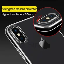 Ultra Thin Soft transparent TPU Case For Apple iPhone X 8 8 Plus 7