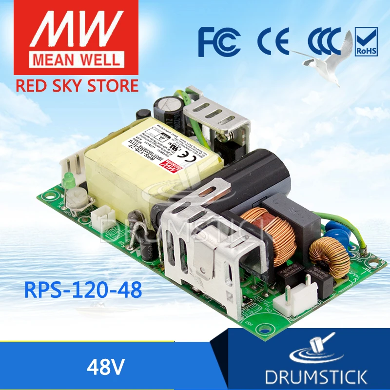 

MEAN WELL RPS-120-48 48V 2.5A meanwell RPS-120 48V 120W Single Output Green Medical Type