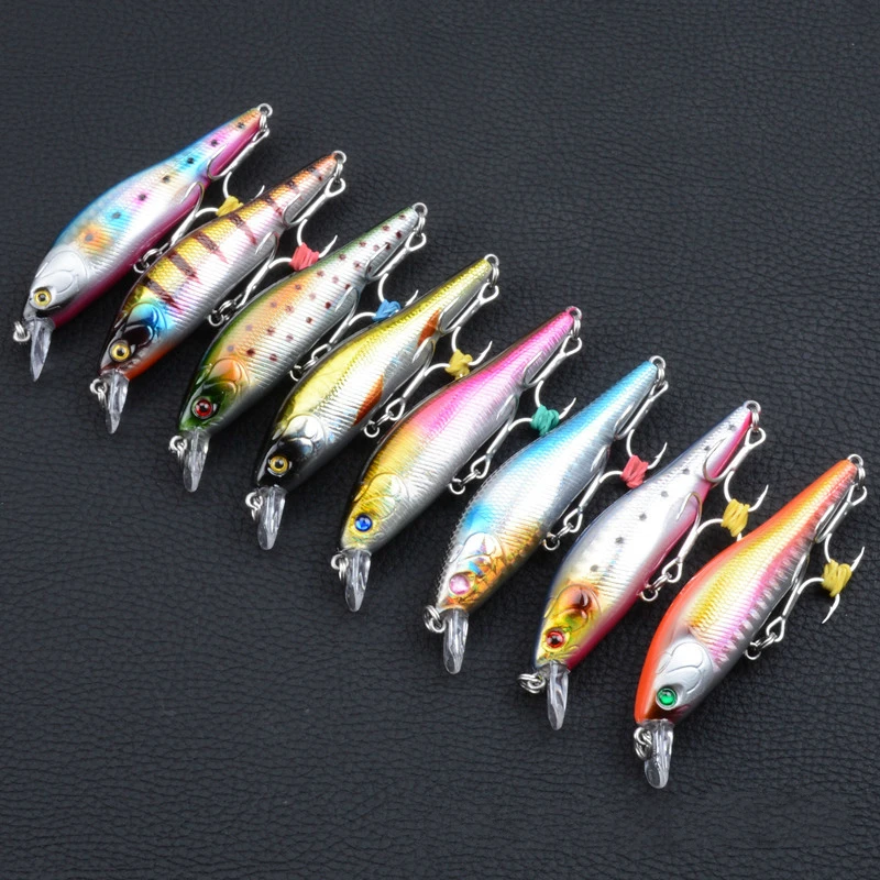 

1Pcs 9cm/9.7g Lifelike Laser Lures Floating Minnow Sea Fish Fishing Artificial Hard Baits Wobblers Crankbait Minnows Pesca Isca