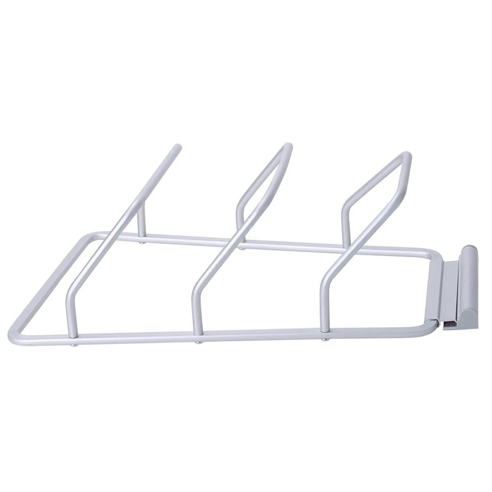 

Wall Door Mounted Kitchen Pan Lid Holder Rack Shelves (Matt Color)