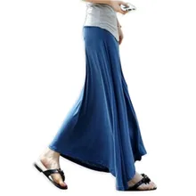 Летние новые юбки женские Модальные длинные юбки с карманами повседневные женские юбки женские макси юбки 10 цветов ZY3494