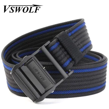 

Elastic Canvas Tactical Belts For Men High Quality Army Military Male Waist Belt Harness Automatic Wide Corset Belt Ceinture