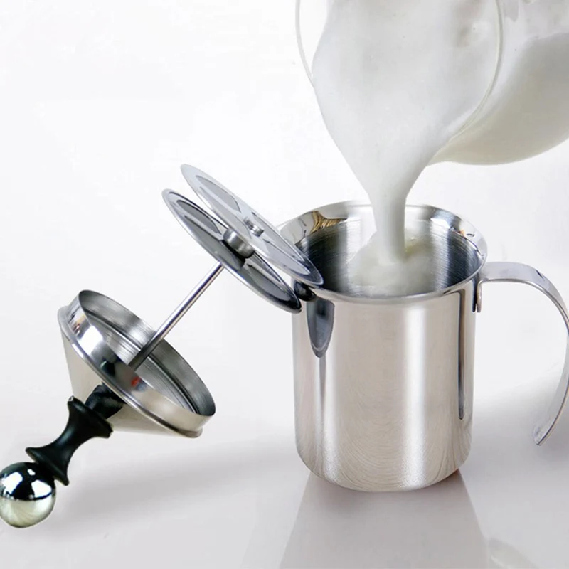 400ml 800ml Stainless Steel Double Mesh Milk Frother Milk | 400ml 800ml stainless steel double mesh milk frother milk 400ml 800ml Stainless Steel Double Mesh Milk Frother Milk | 400ml 800ml stainless steel double mesh milk frother milk