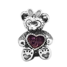 Бусины для самостоятельного изготовления ювелирных изделий из стерлингового серебра-ювелирные изделия Shellie может Подвески Серебро 925 Berloque Perles Шарм