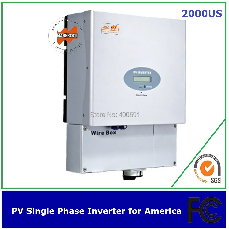 2000w single phase pv inverter transformerless with MPPT 2 strings grid 60Hz American standard | Обустройство дома