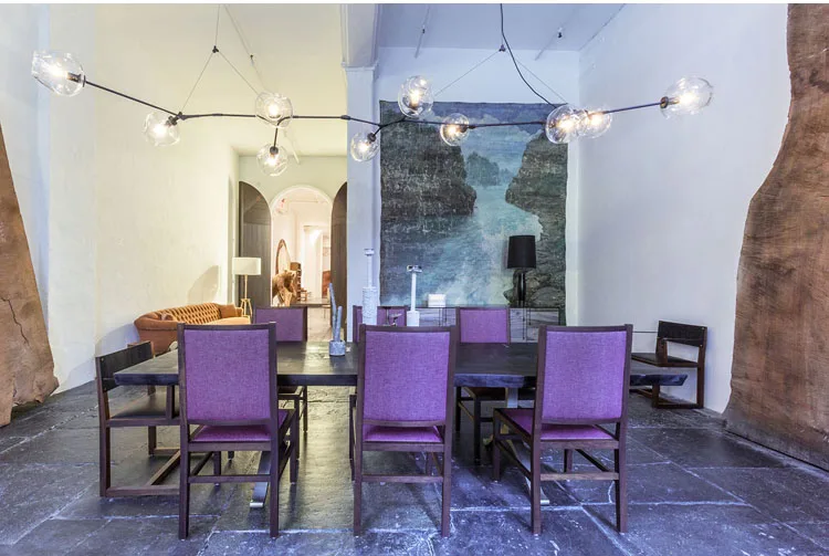 

Lindsey Adelman Globe Branching Bubble Chandelier Large Chandelier Light Lighting Included LED Dimmable Bulbs 10 Head