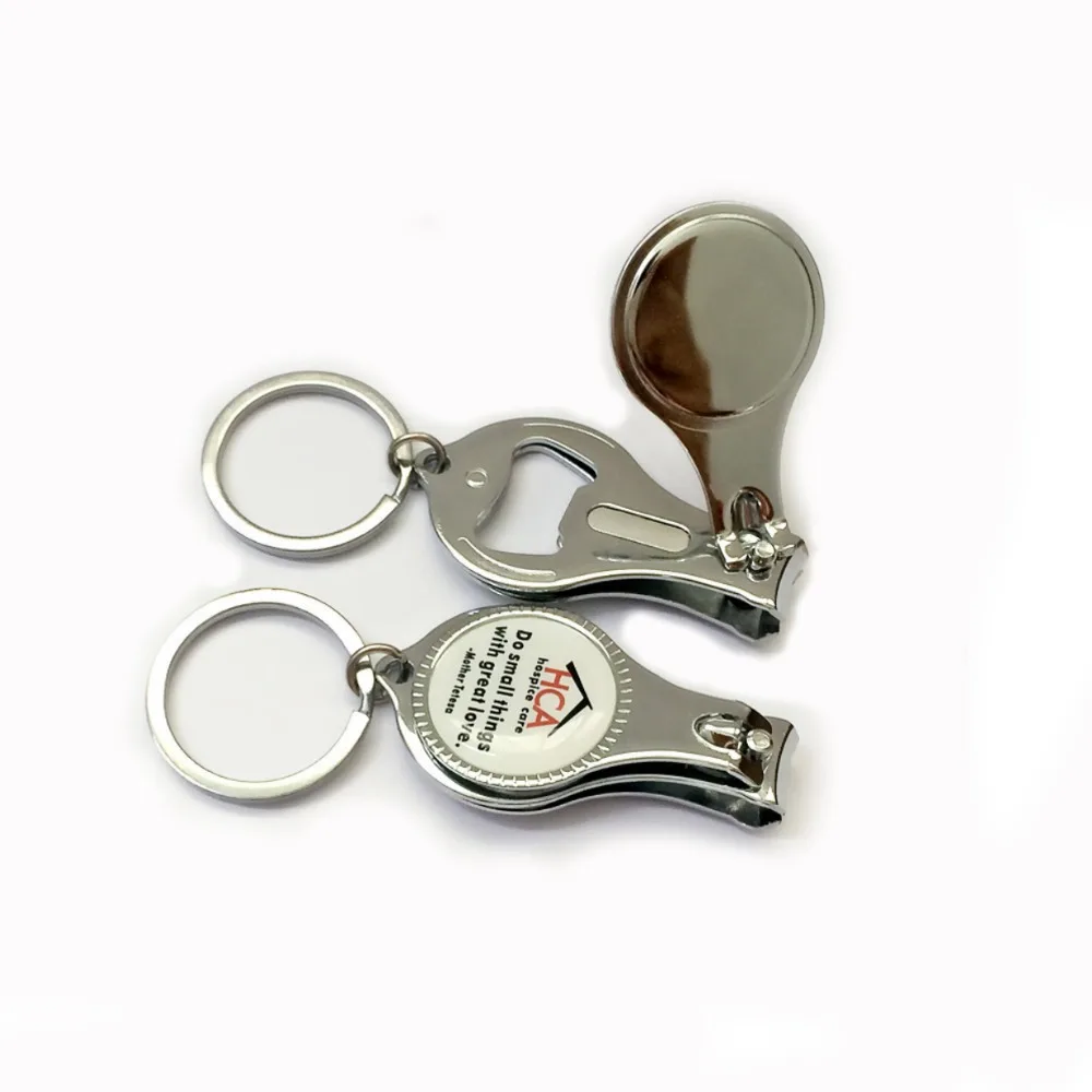 

Super high quality Nail Cutter pedicure Finger Toe Scissors + beer opener customized free with any logo design wholesale 500pcs